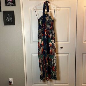 Floral Halter Jumpsuit by Angie size Large